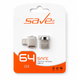 فلش مموری Saveit 64GB مدل Safe USB 2.0